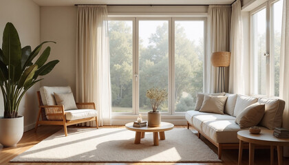 Obraz premium Cozy Living Room Decor.