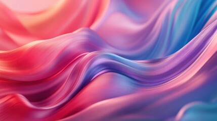 Obraz premium Colorful wavy hair showcasing a variety of shades for dynamic advertising, ideal for trendy and unique hair displays