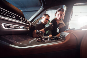 Focus On Car Interior Cleaning Process