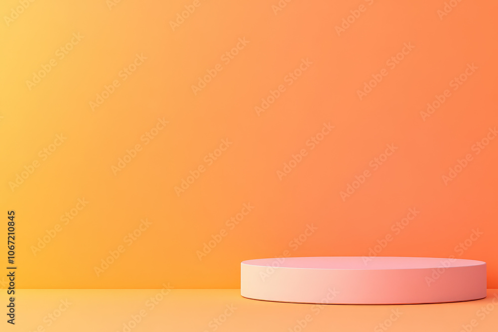 Aufkleber gradient textures minimalist art, an illustration highlighting smooth transitions of color in a clea