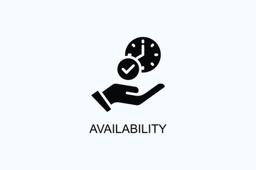 Availability Vector  Or Logo Sign Symbol Illustration