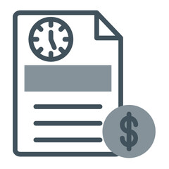 Deadline Icon Design