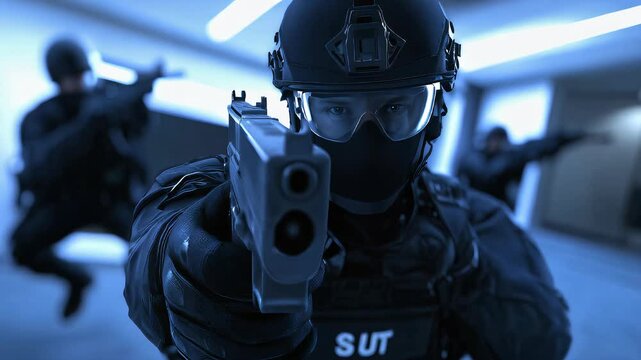 Virtual Velocity: A fast-paced VR training simulation for SWAT team members