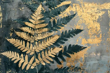 Fern leaf painting plant.