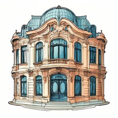 Fototapeta premium the AI Image Generator, Stunning Modern Victorian Mansion