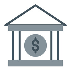 Bank Vector Icon Design