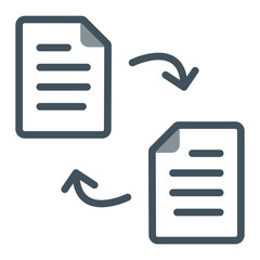 File Sharing Vector Icon Design