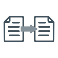 File Transfer Vector Icon Design