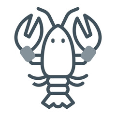 Lobster Vector Icon Design