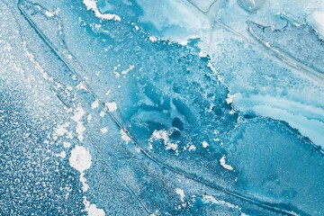 Original artwork photo of marble ink abstract art. High resolution photograph from exemplary original painting. Abstract painting was painted on HQ paper texture to create smooth marbling pattern.