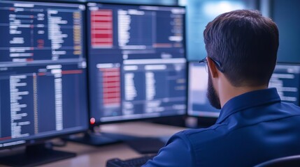 Logistics team monitoring multimodal shipments on dashboard, seamless operations