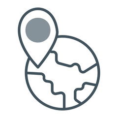 Globe Vector Icon Design