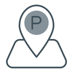 Parking Vector Icon Design