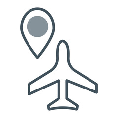 Sharp Bend Vector Icon Design