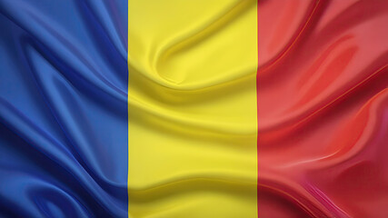 Romanian flag for national Day or Independence Day of Romania