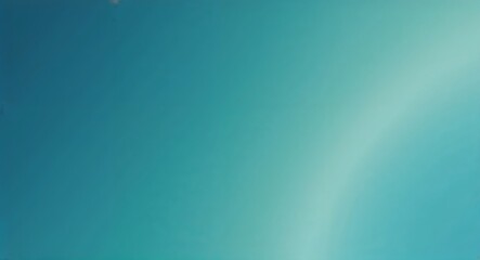 Fototapeta premium Soft gradient of teal and blue background for serene calm