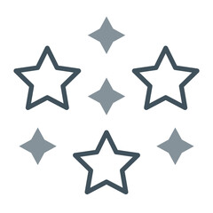 Stars Vector Icon Design