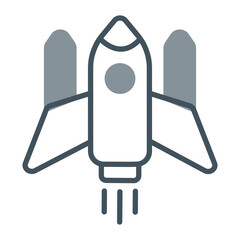 Spaceship Vector Icon Design