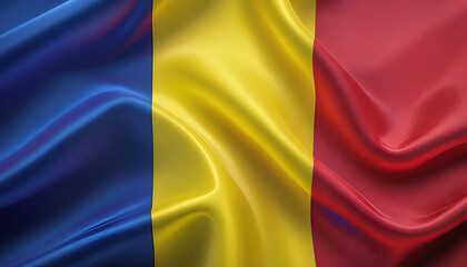 Romanian flag for national Day or Independence Day of Romania