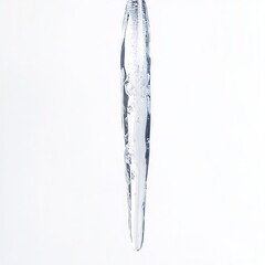 Glass icicle decoration