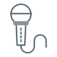 Mic Vector Icon Design