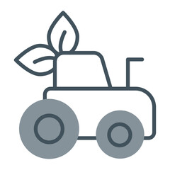 Tractor Vector Icon Design