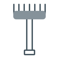 Rake Vector Icon Design