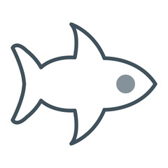 Shark Vector Icon Design