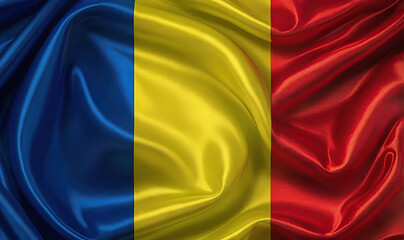 Romanian flag for national Day or Independence Day of Romania