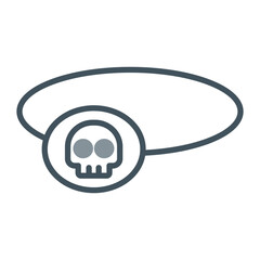 Eyepatch Vector Icon Design