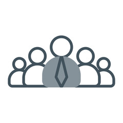 Leadership Vector Icon Design