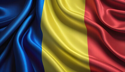 Romanian flag for national Day or Independence Day of Romania
