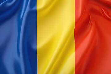 Romanian flag for national Day or Independence Day of Romania