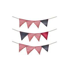 Fototapeta premium American Flag Bunting Decoration