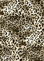 Leopard skin pattern, animal skin Seamless design