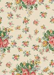 Suitable for new season digital pattern vibrant colors dress