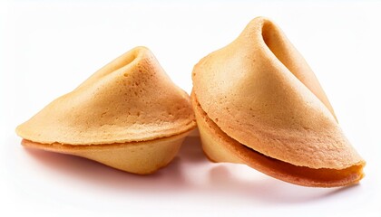 fortune cookie isolate on White background