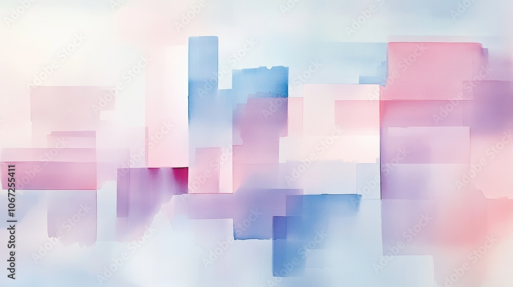 Poster dynamic abstract background with vivid pink and blue squares, ideal for modern design projects digit