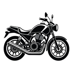 Fototapeta premium motorcycle new model illustration design black