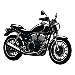 Obraz premium motorcycle new model illustration design black