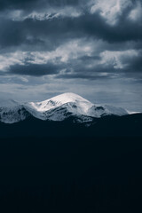 Fototapeta premium winter in the mountains ukraine