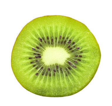 kiwi fruit isolated on white