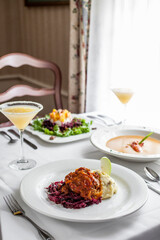 Farm to table elegant dining