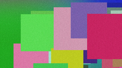 Vibrant Poster Design with Smooth Fluid Shapes and Grainy Gradient Noise Texture