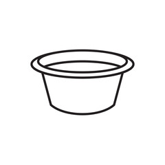 toilet equipment and supplies simple icon design vector