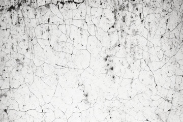 Obraz premium Black and white abstract grunge background with noticeable cracks and scuffs. Texture of cracked old paint