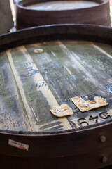 Whiskey Barrel lid