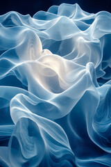 Obraz premium A close up of a blue and white abstract background