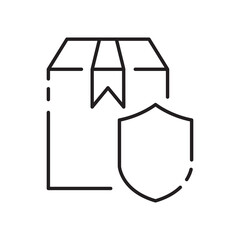 shield box simple icon design vector