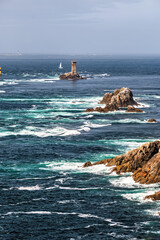 The Pointe du Raz in West Brittany, France